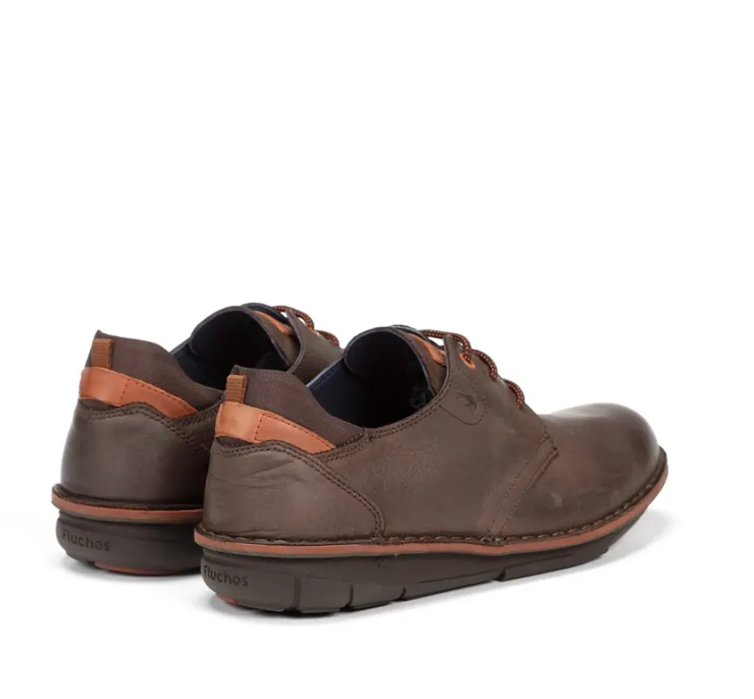 Hombre Fluchos ALFA F0700 Zapato Marrón
