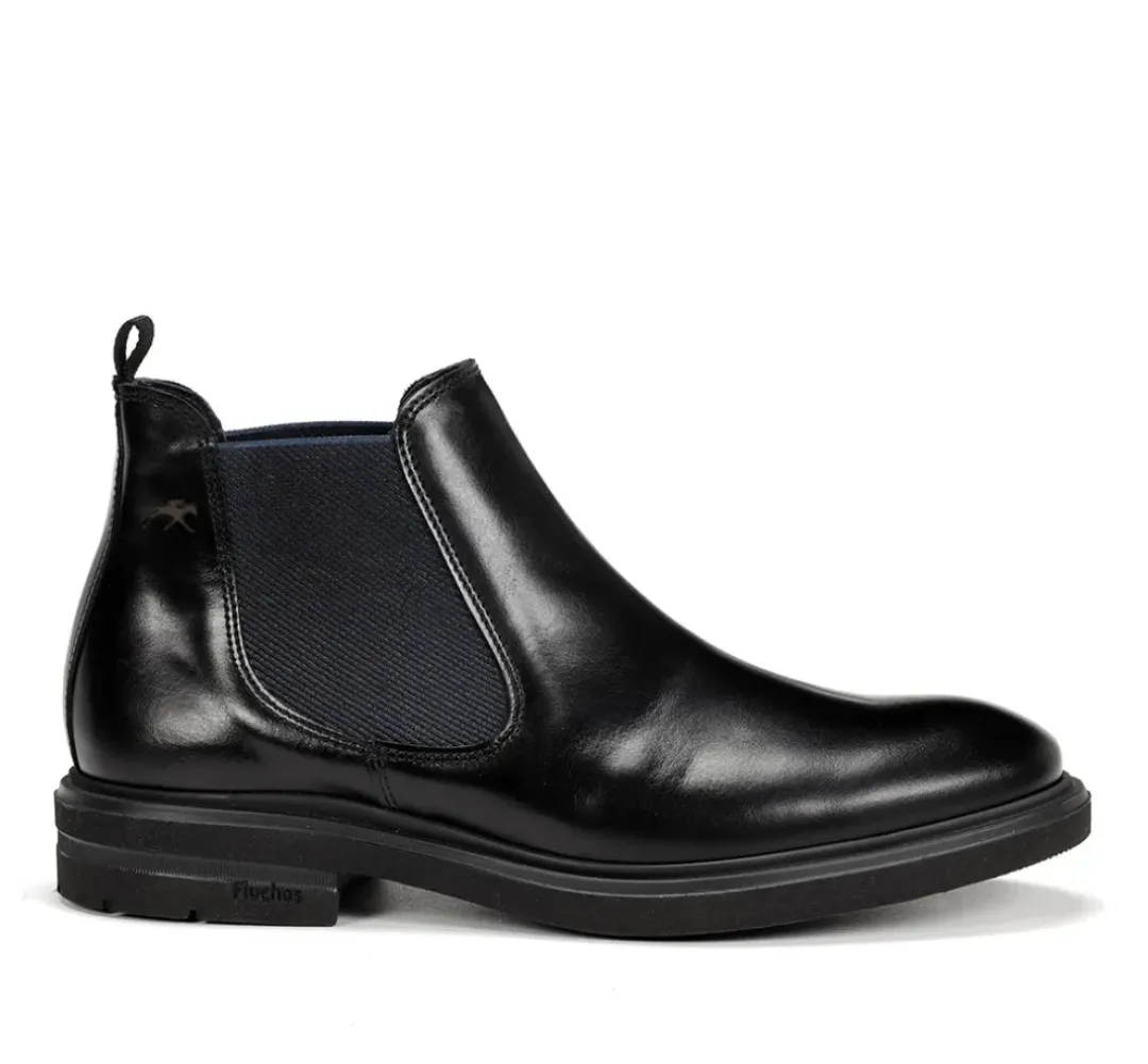 Hombre Fluchos BELGAS F0770 Botín Negro