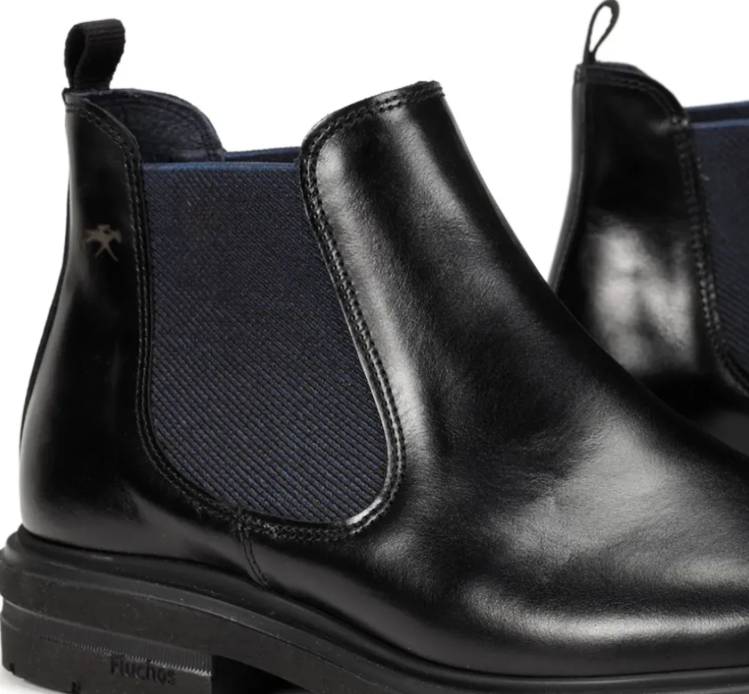 Hombre Fluchos BELGAS F0770 Botín Negro