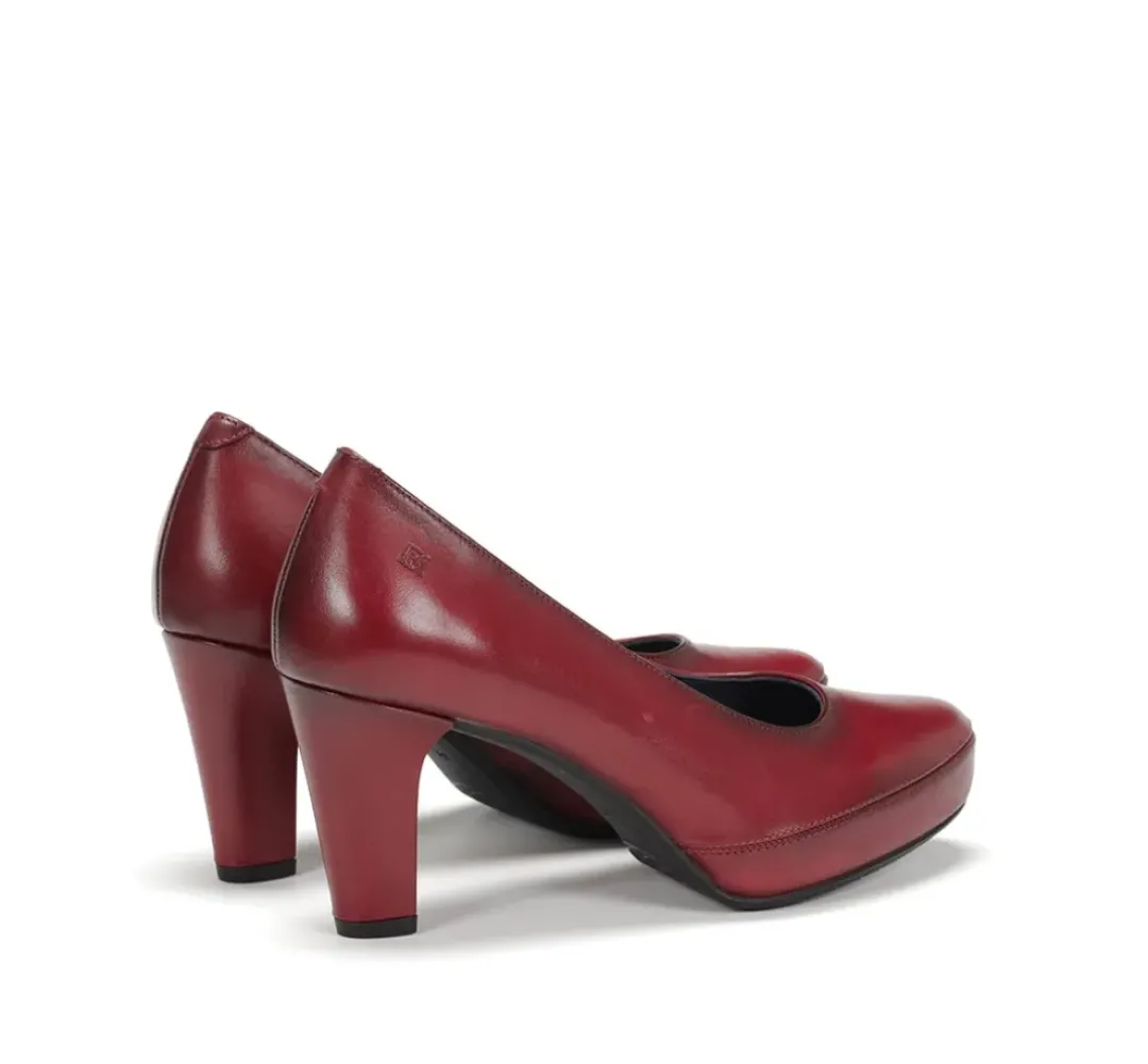Mujer Fluchos BLESA D5794 Zapato Burdeos