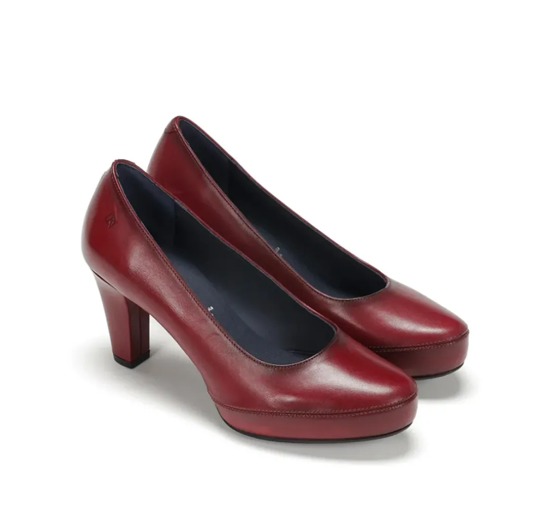 Mujer Fluchos BLESA D5794 Zapato Burdeos