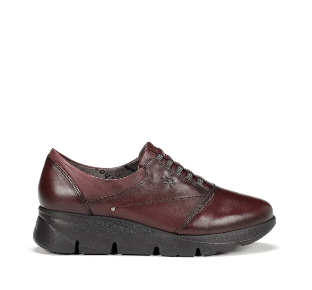 Mujer Fluchos BONA F1357 Zapato Burdeos