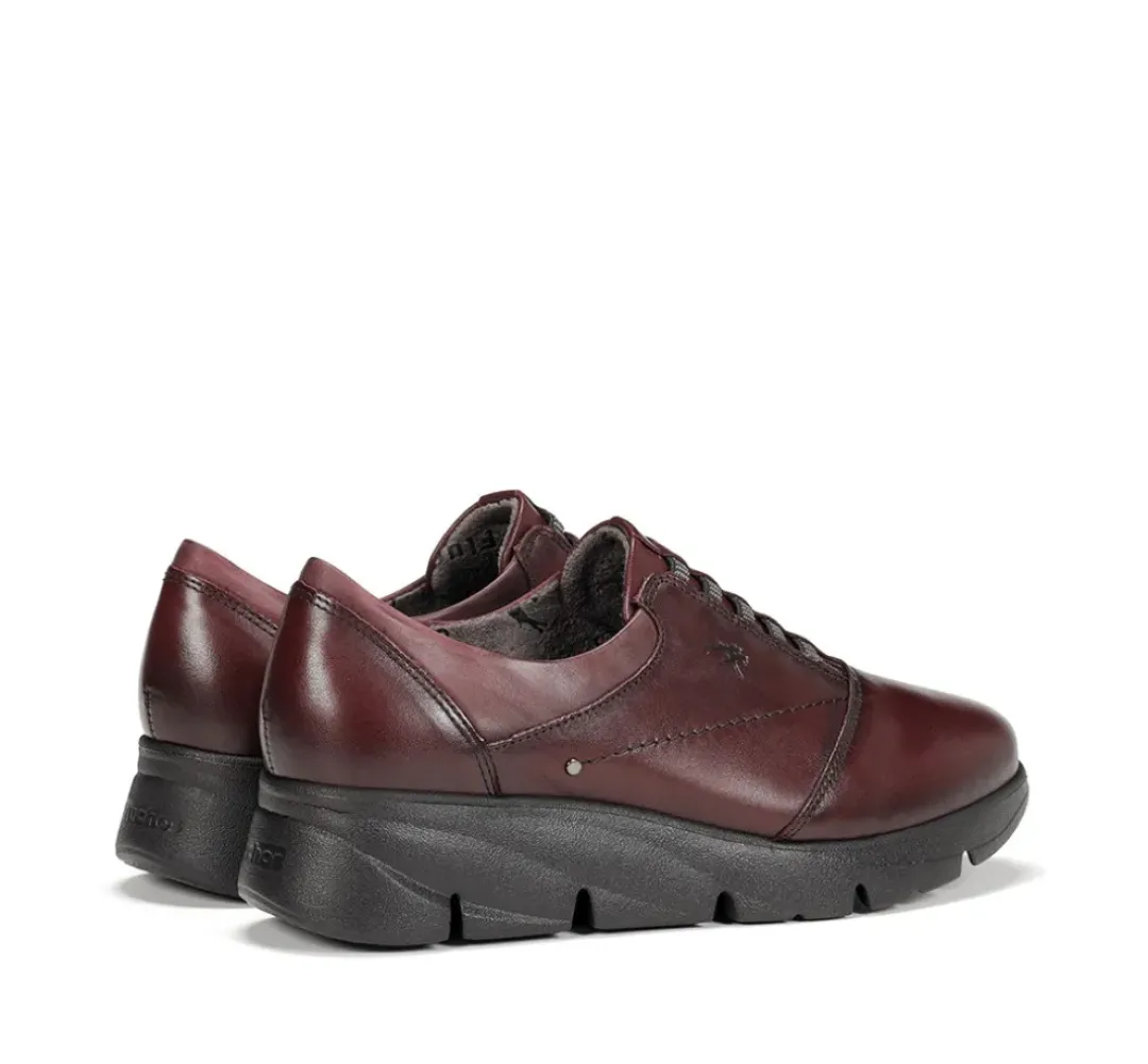 Mujer Fluchos BONA F1357 Zapato Burdeos