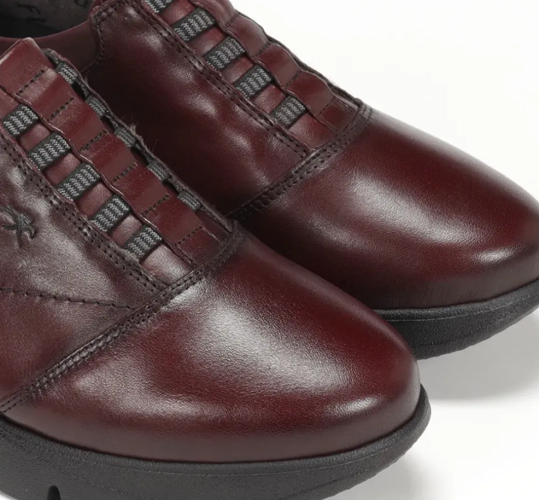 Mujer Fluchos BONA F1357 Zapato Burdeos