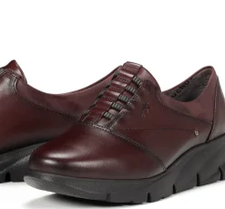 Mujer Fluchos BONA F1357 Zapato Burdeos