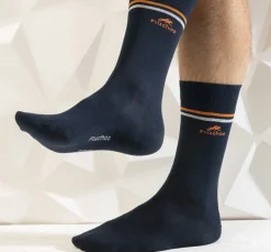 Hombre Fluchos CA0009 Calcetines Largos Azules