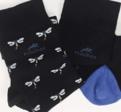 Hombre Fluchos CA0009 Calcetines Largos Libelulas