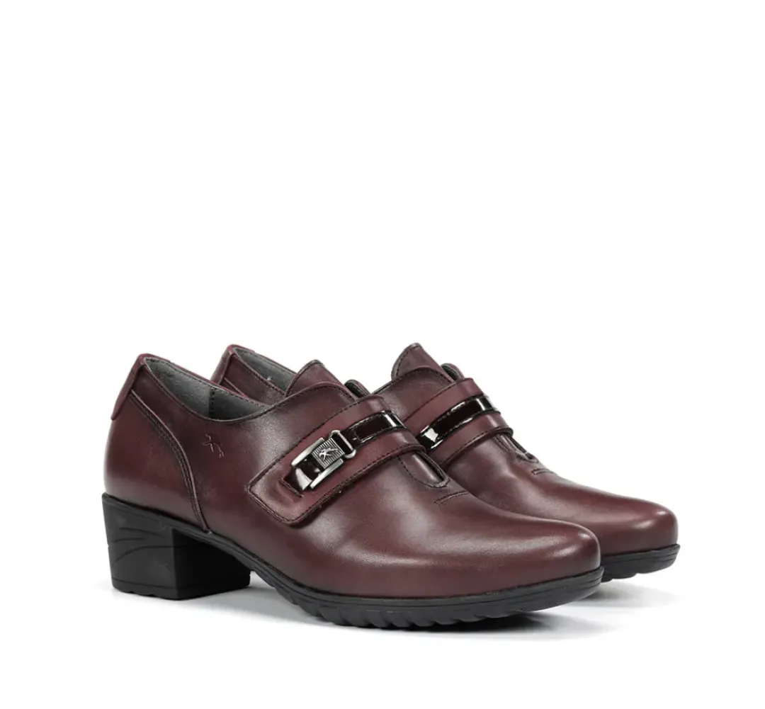 Mujer Fluchos CHARIS F0587 ZapatodeTacón Burdeos