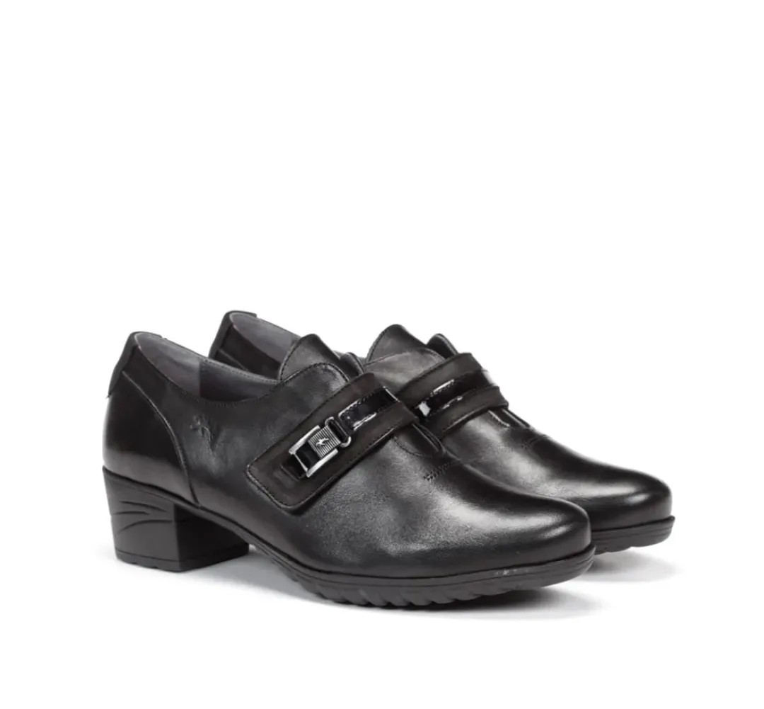 Mujer Fluchos CHARIS F0587 ZapatodeTacón Negro