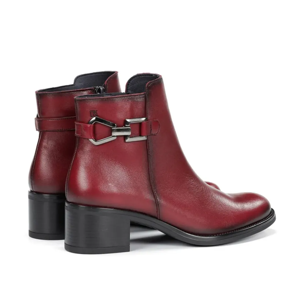Mujer Fluchos CHIARA D9347 Botín Rojo