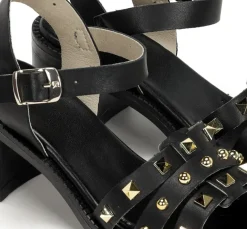Mujer Fluchos CIRCUS D9066 Sandalia Negra