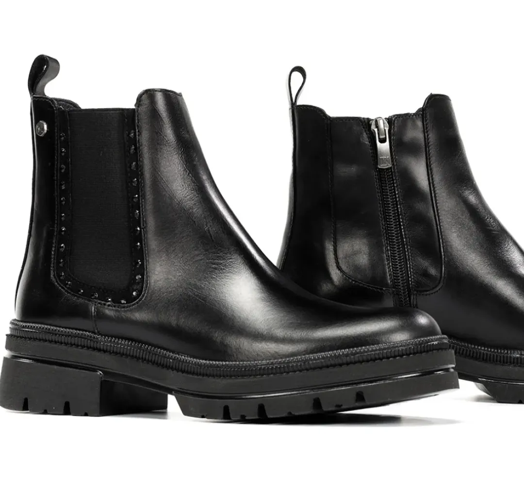 Mujer Fluchos COSMO D9391 Botín Negro