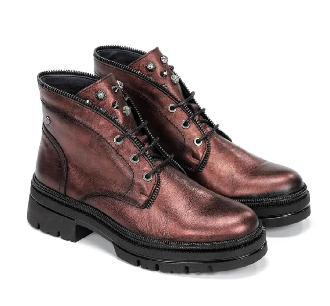 Mujer Fluchos COSMO D9390 Botín Rojo