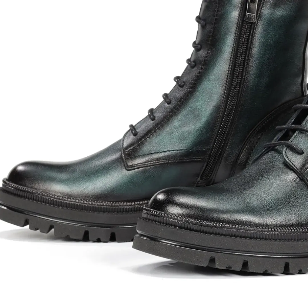 Mujer Fluchos COSMO D9389 Botín Verde