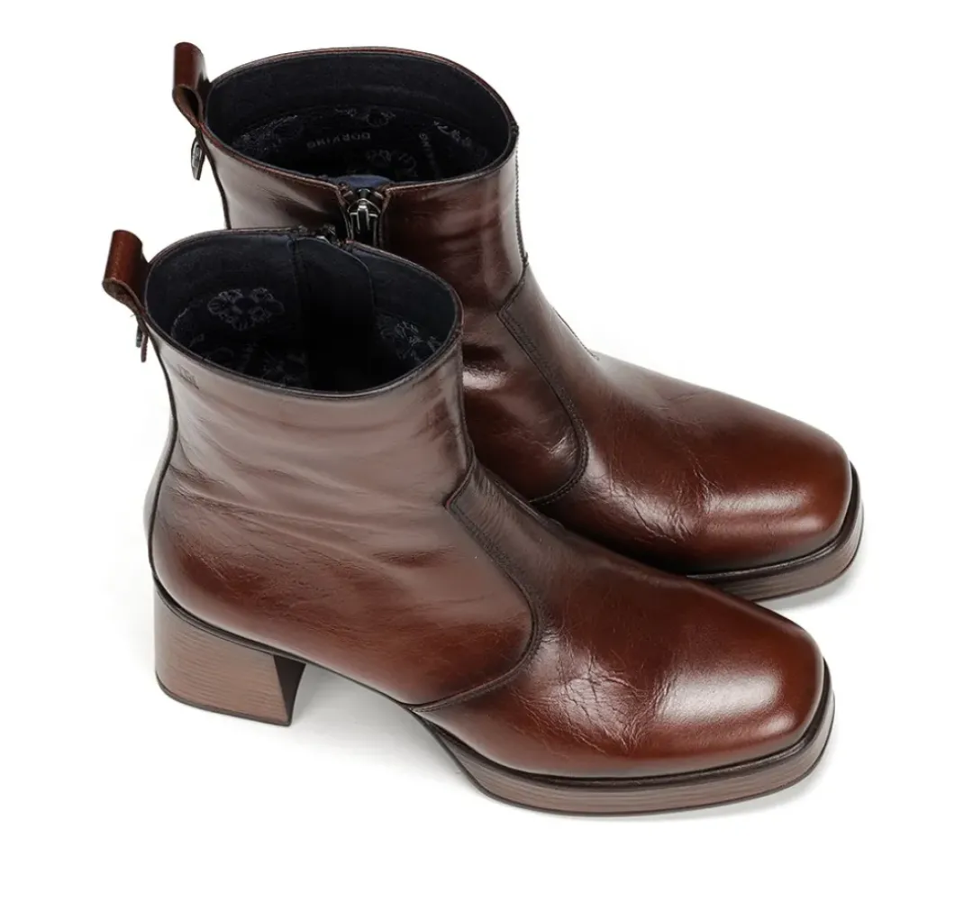 Mujer Fluchos CRISTEL D9157 Botín Marrón