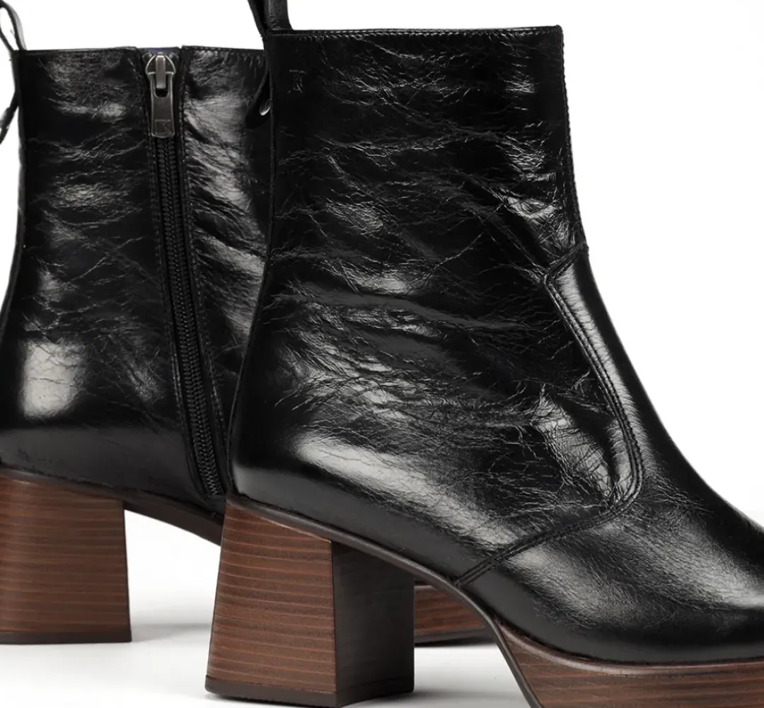 Mujer Fluchos CRISTEL D9157 Botín Negro