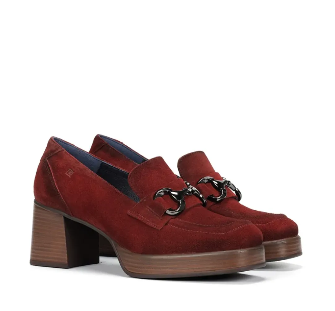 Mujer Fluchos CRISTEL D9155 Mocasín Rojo