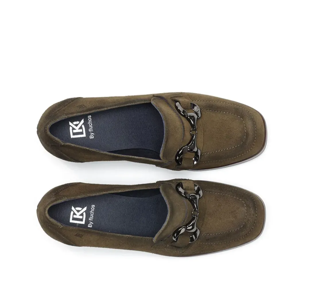 Mujer Fluchos CRISTEL D9155 Mocasín Verde
