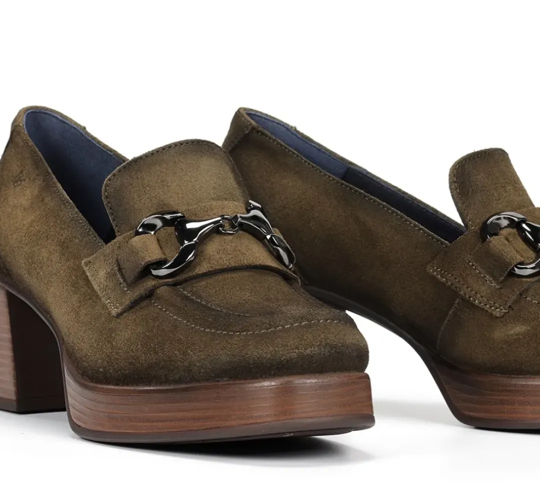 Mujer Fluchos CRISTEL D9155 Mocasín Verde
