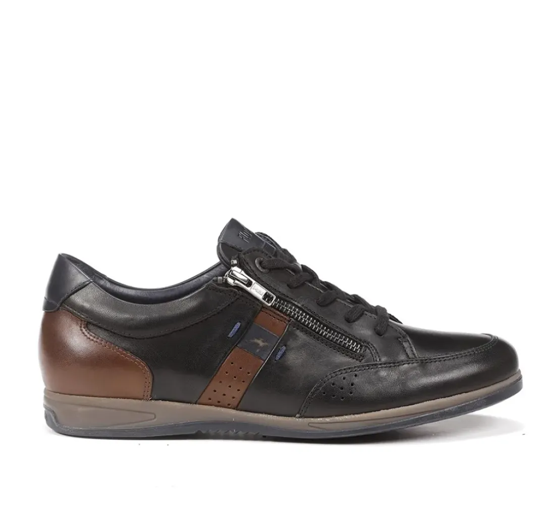 Hombre Fluchos DANIEL F1281 Zapato Con Cordoness Negro