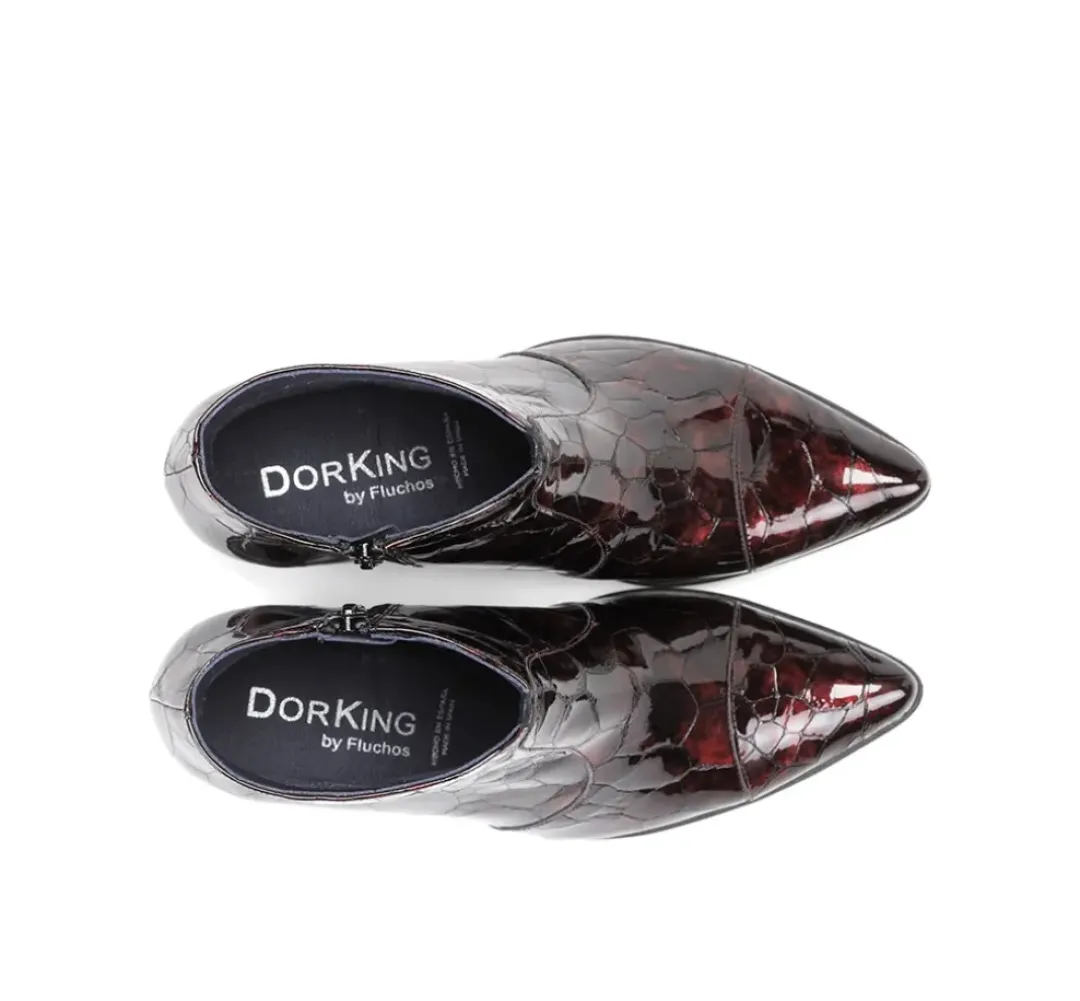 Mujer Fluchos DEISY D8248 Botín Burdeos