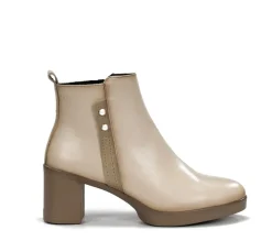 Mujer Fluchos ELITE D9423 Botín Taupe