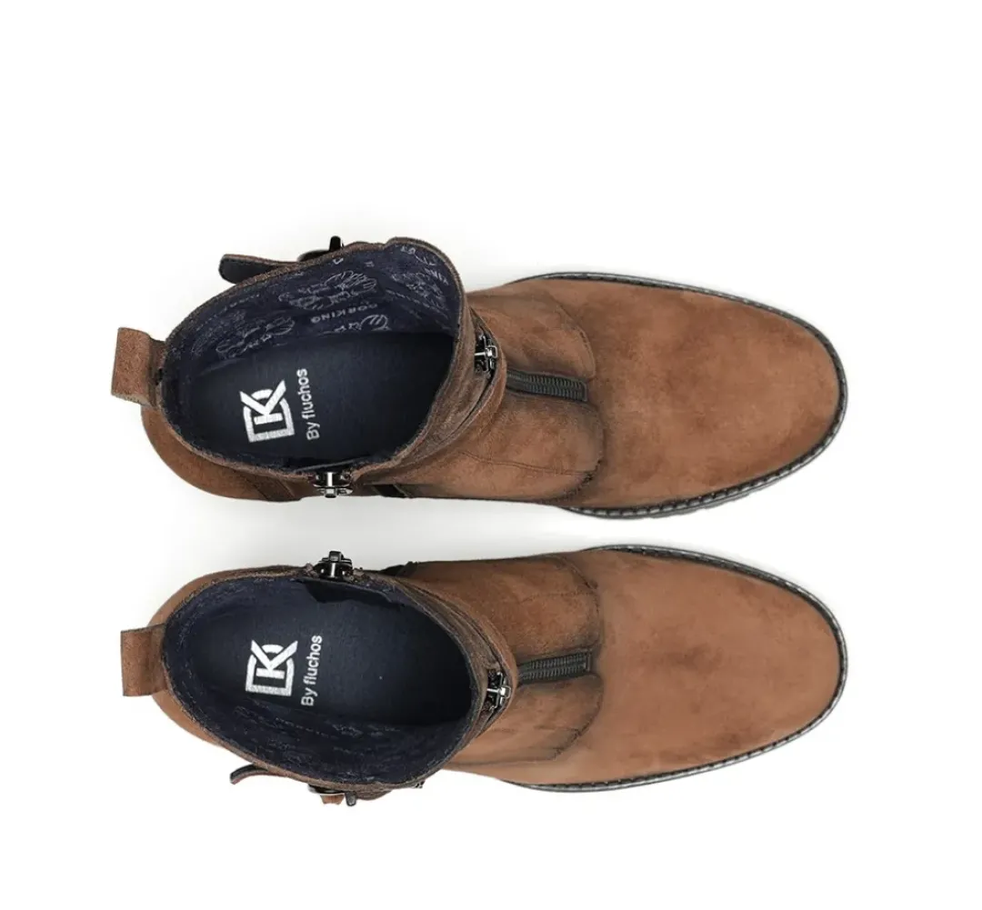 Mujer Fluchos EVIE D9163 Botín Marrón