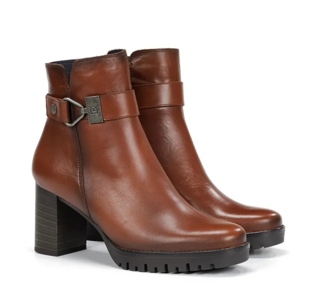 Mujer Fluchos EVIE D8961 Botín Marrón