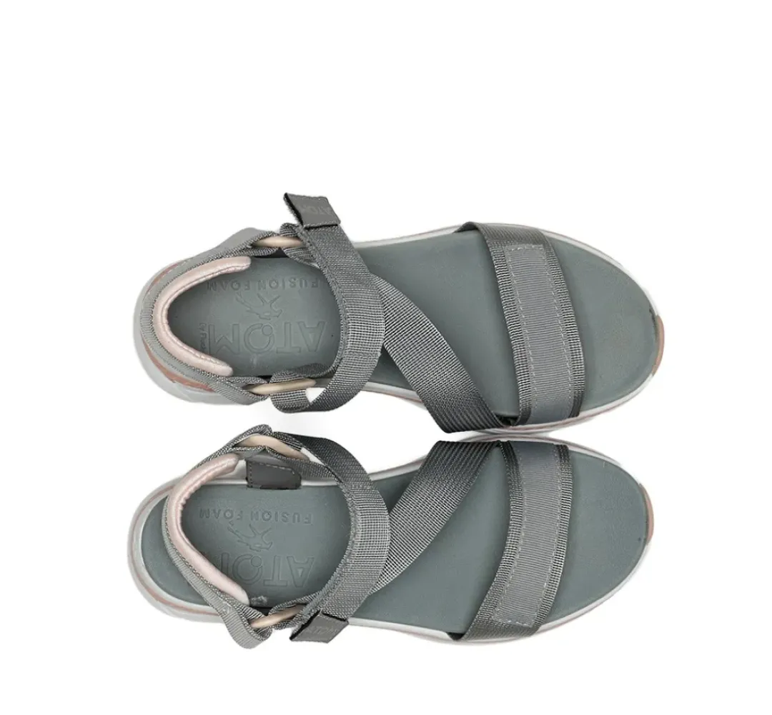 Mujer Fluchos FUSION AT104 Sandalia Gris