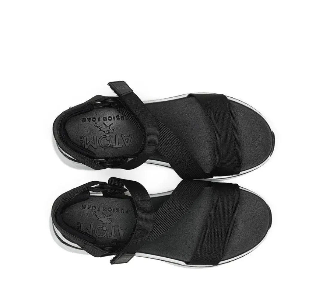 Mujer Fluchos FUSION AT104 Sandalia Negra
