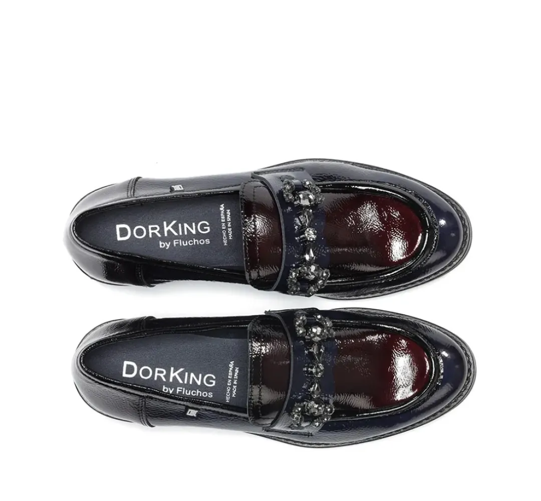 Mujer Fluchos HARVARD D9118 Mocasín Azul