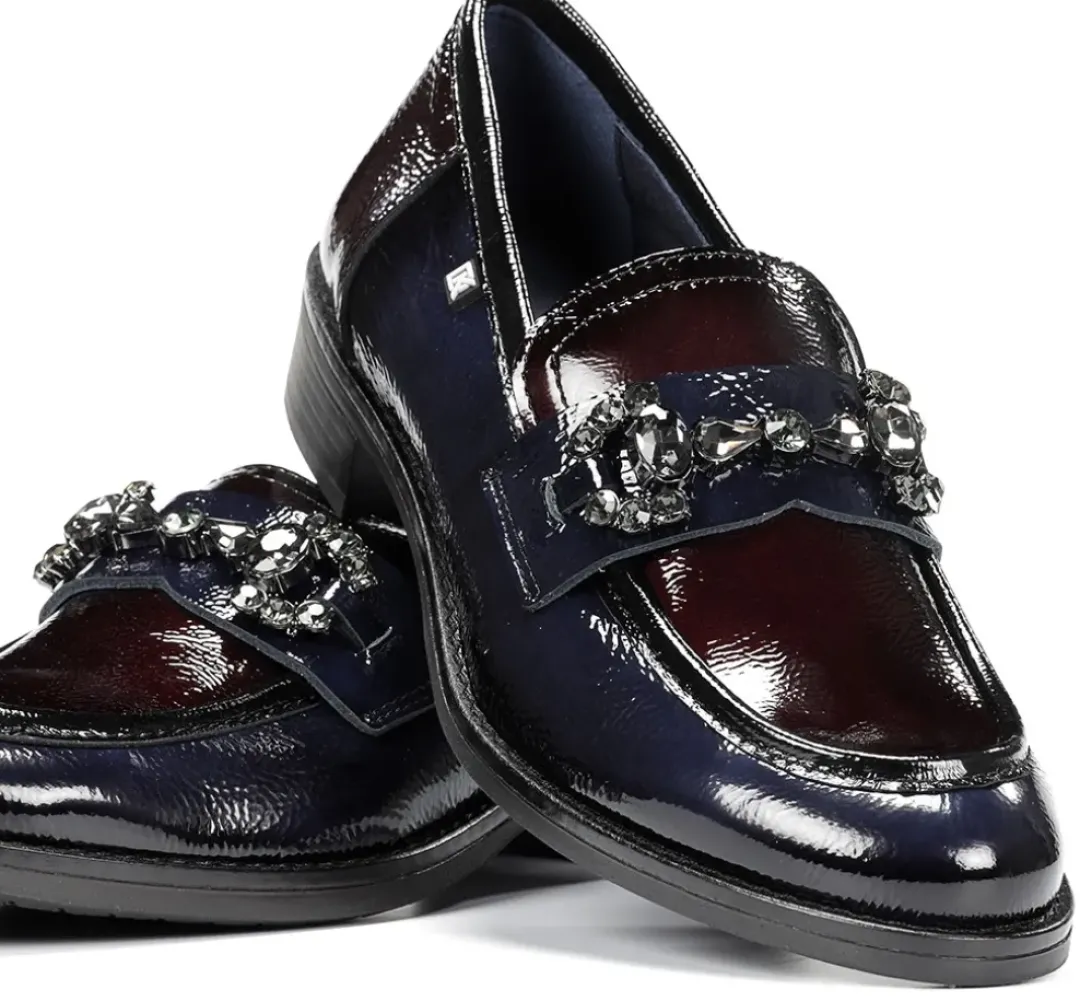 Mujer Fluchos HARVARD D9118 Mocasín Azul