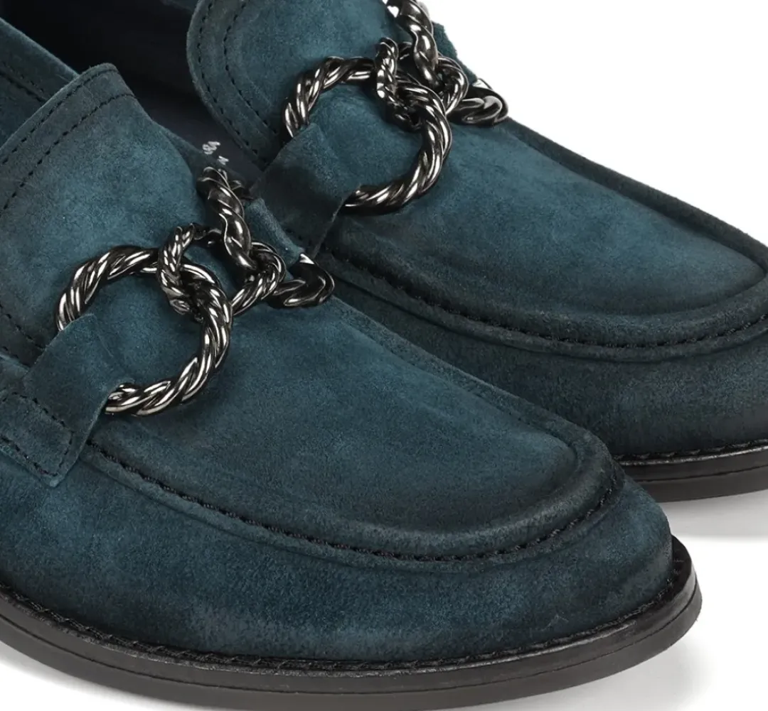 Mujer Fluchos HARVARD D9117 Mocasín Azul