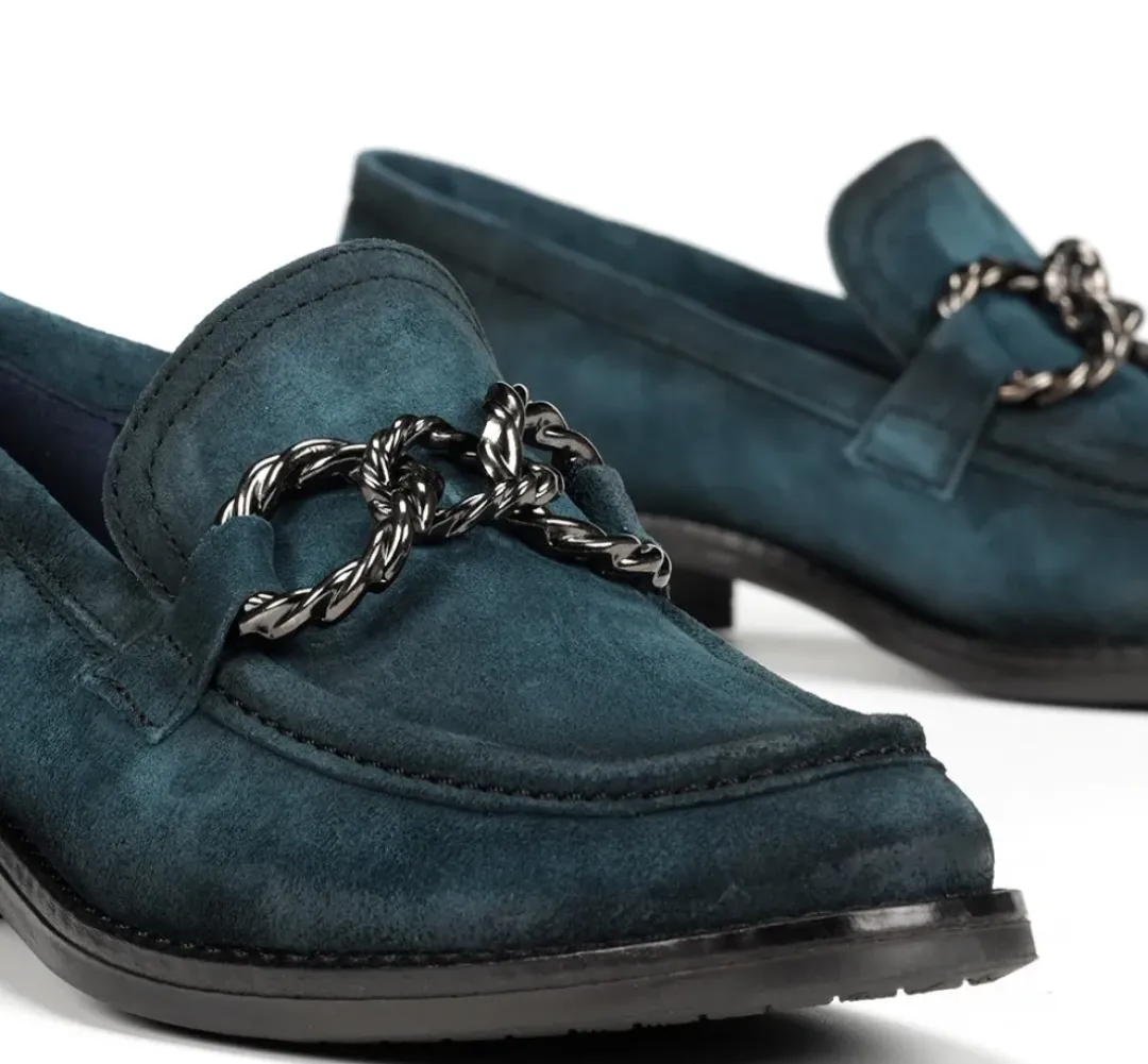 Mujer Fluchos HARVARD D9117 Mocasín Azul