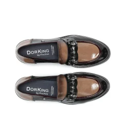 Mujer Fluchos HARVARD D9118 Mocasín Negro