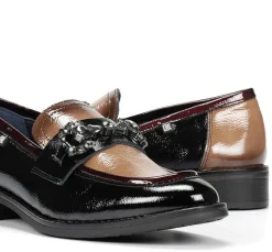 Mujer Fluchos HARVARD D9118 Mocasín Negro