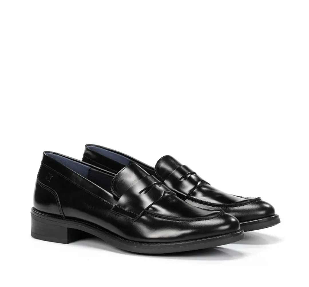 Mujer Fluchos HARVARD D8710 Mocasín Negro