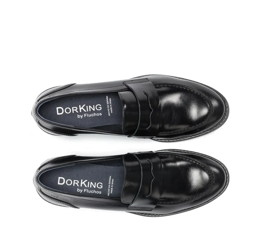 Mujer Fluchos HARVARD D8710 Mocasín Negro