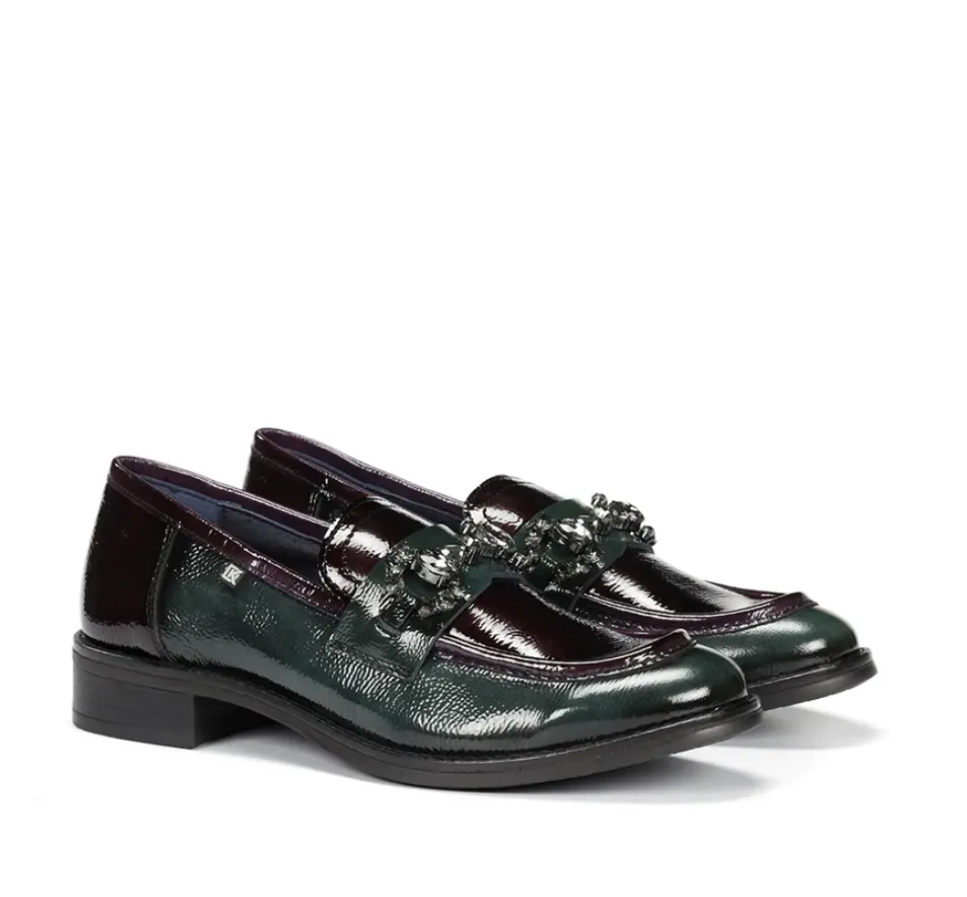 Mujer Fluchos HARVARD D9118 Mocasín Verde