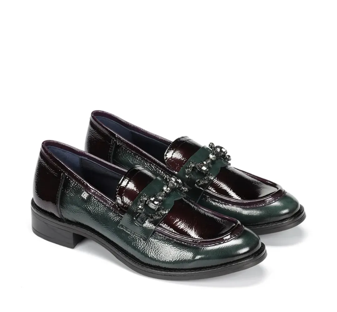 Mujer Fluchos HARVARD D9118 Mocasín Verde
