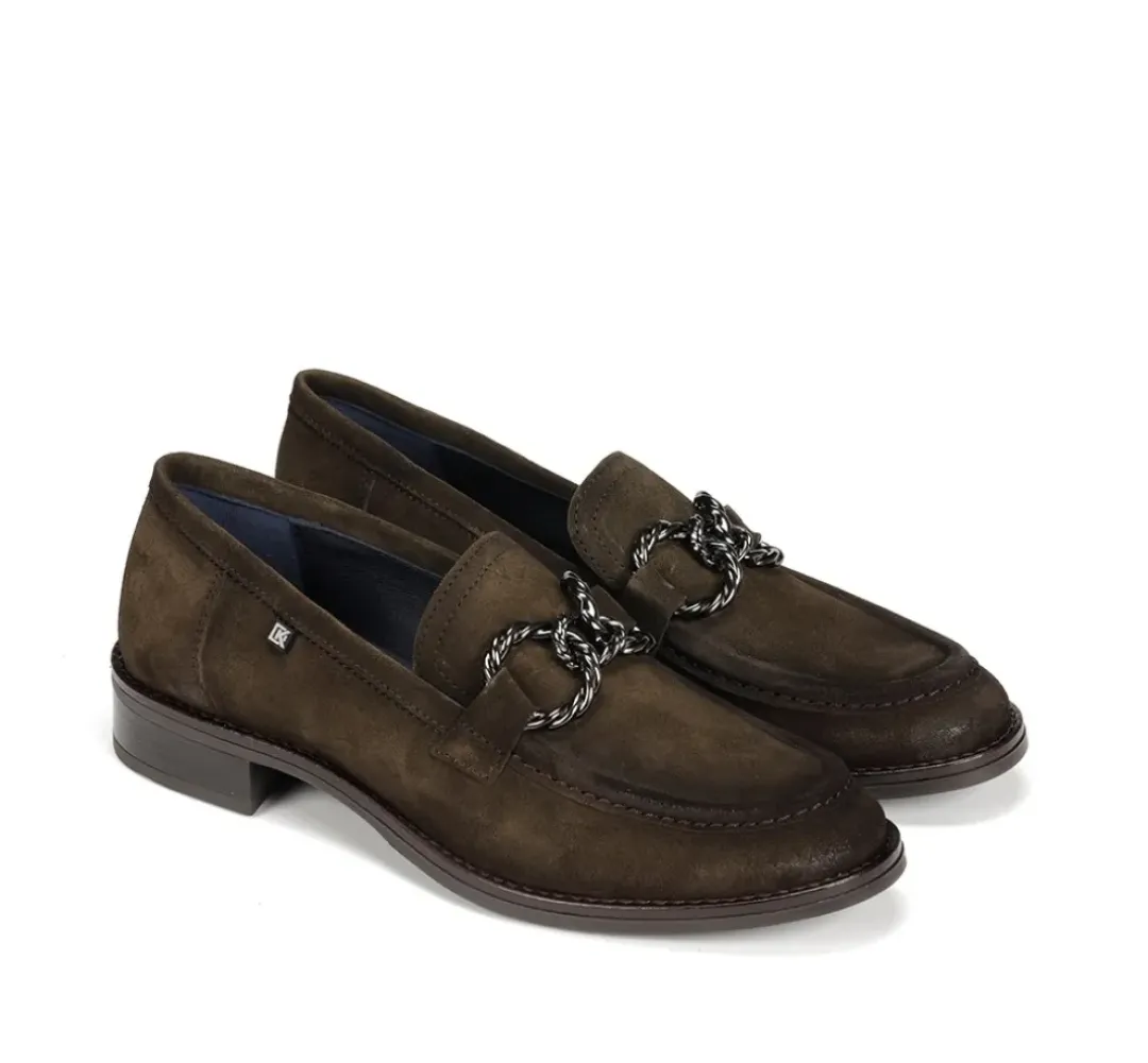 Mujer Fluchos HARVARD D9117 Mocasín Verde