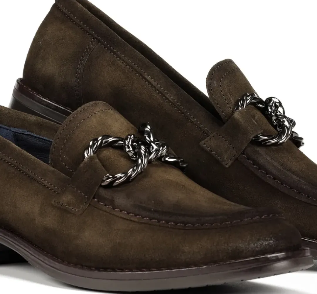 Mujer Fluchos HARVARD D9117 Mocasín Verde