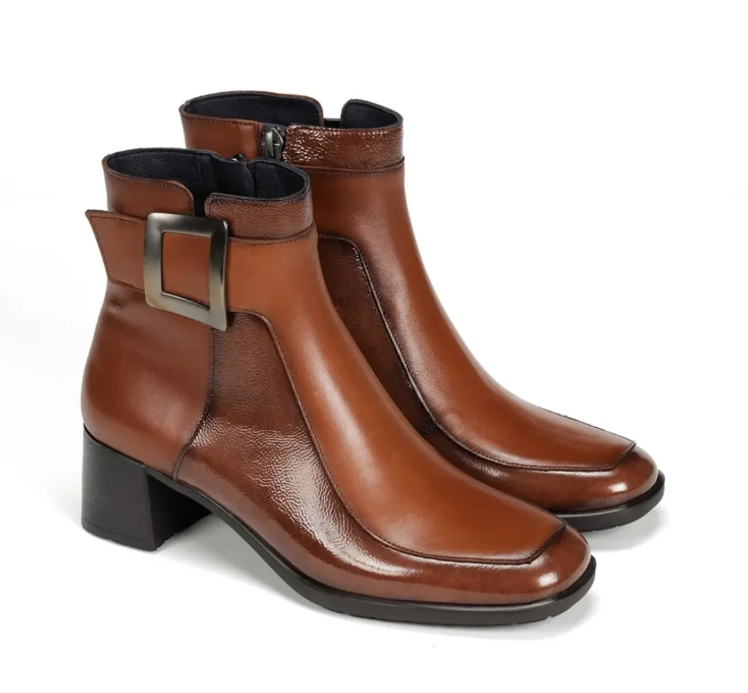 Mujer Fluchos IKIA D9199 Botín Marrón