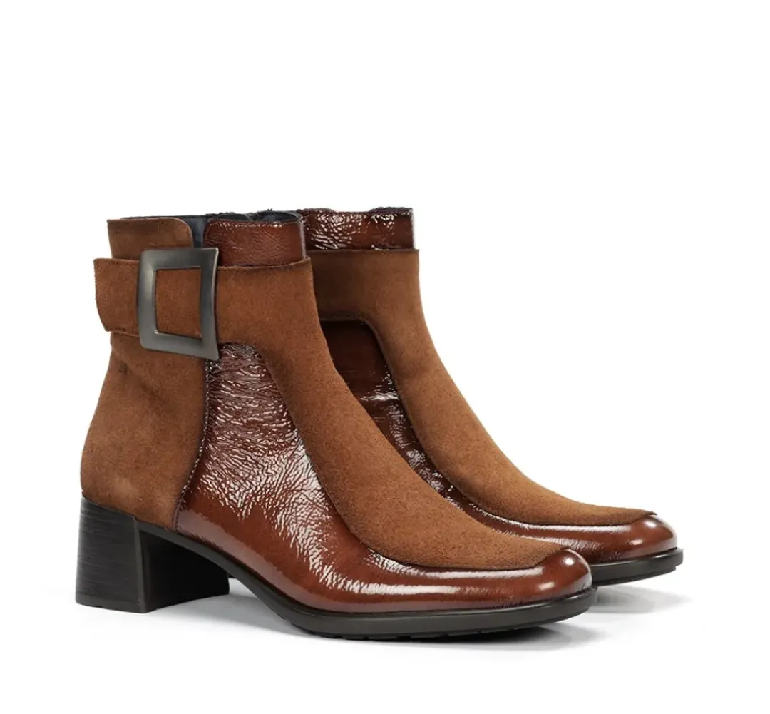 Mujer Fluchos IKIA D9199 Botín Marrón