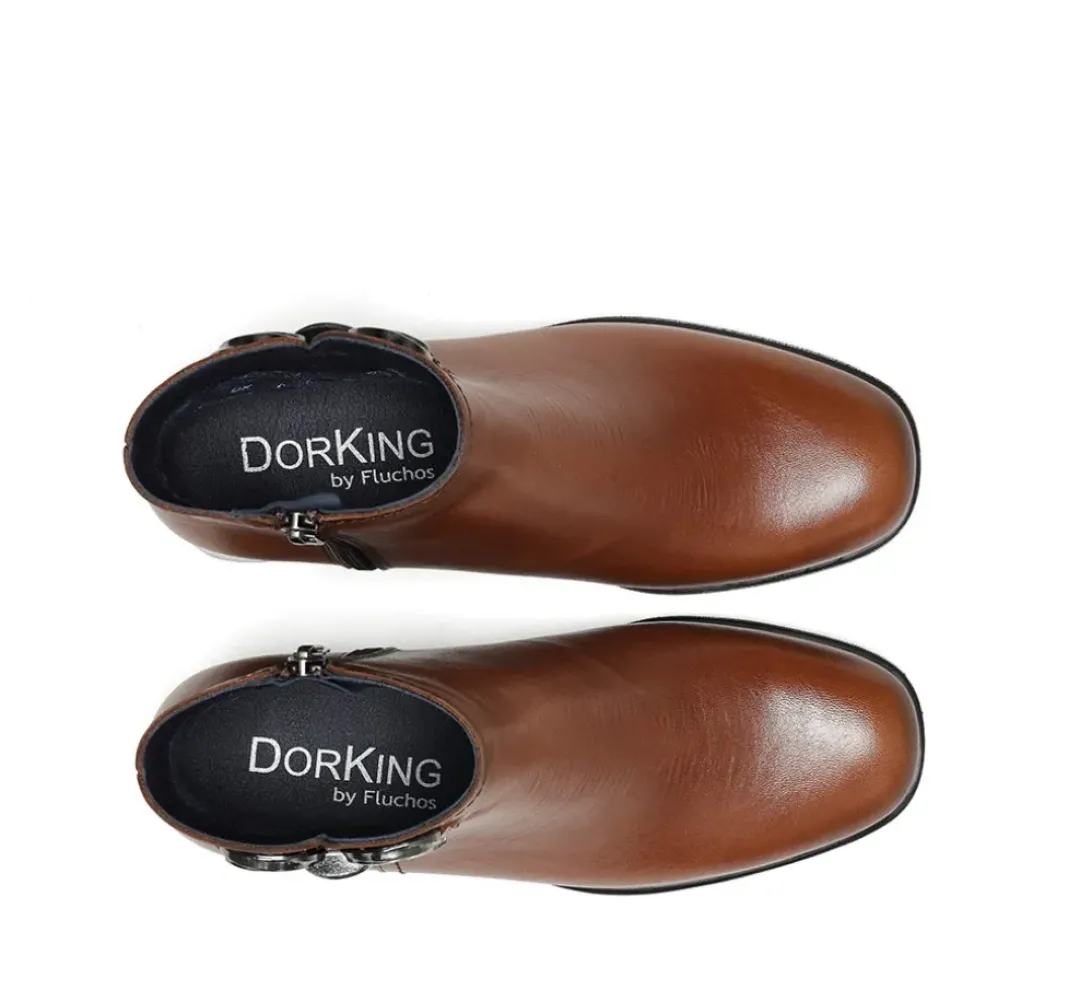 Mujer Fluchos IKIA D9200 Botín Marrón