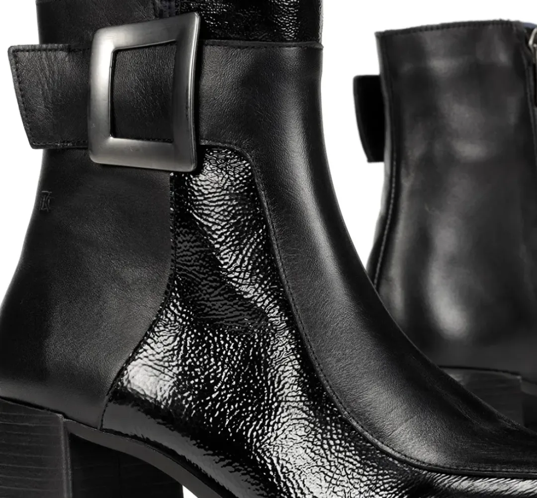 Mujer Fluchos IKIA D9199 Botín Negro