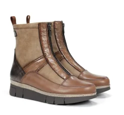 Mujer Fluchos INDIA D9331 Botín Marrón