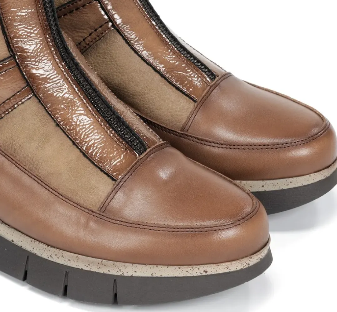 Mujer Fluchos INDIA D9331 Botín Marrón