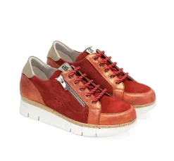 Mujer Fluchos INDIA D9300 Deportivo Rojo
