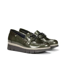 Mujer Fluchos INDIA D9325 Mocasín Verde